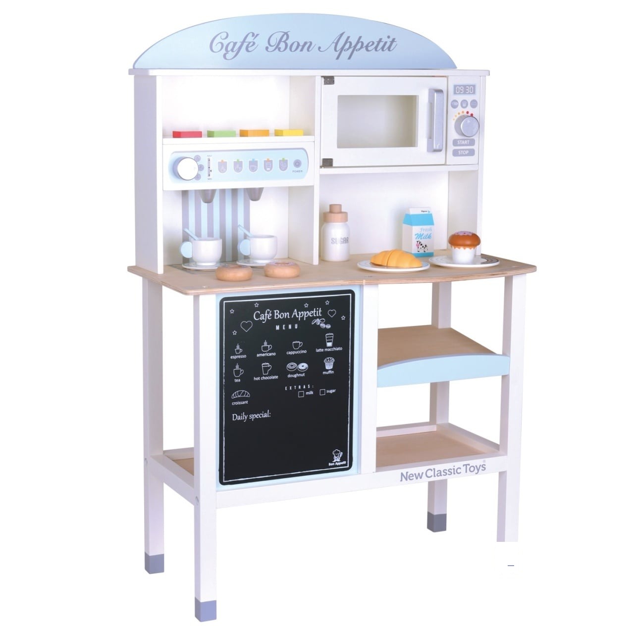 Magazin de lemn pentru copii cu cafenea