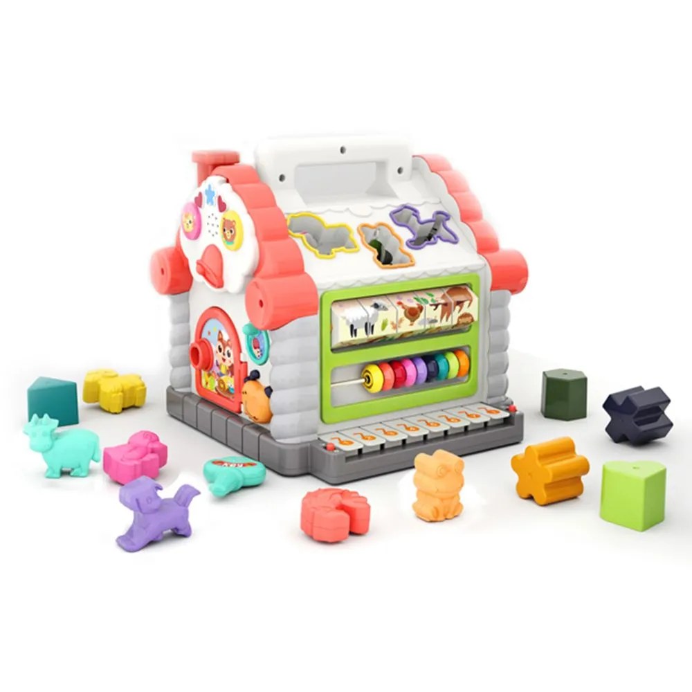 Căsuță sortator activă Hola Toys, cu sunet și lumină