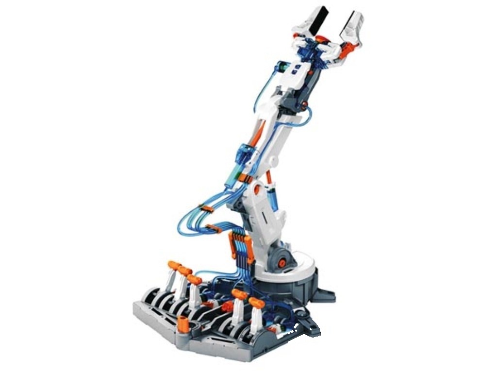 Braț robotic hidraulic – kit STEM fără electronică